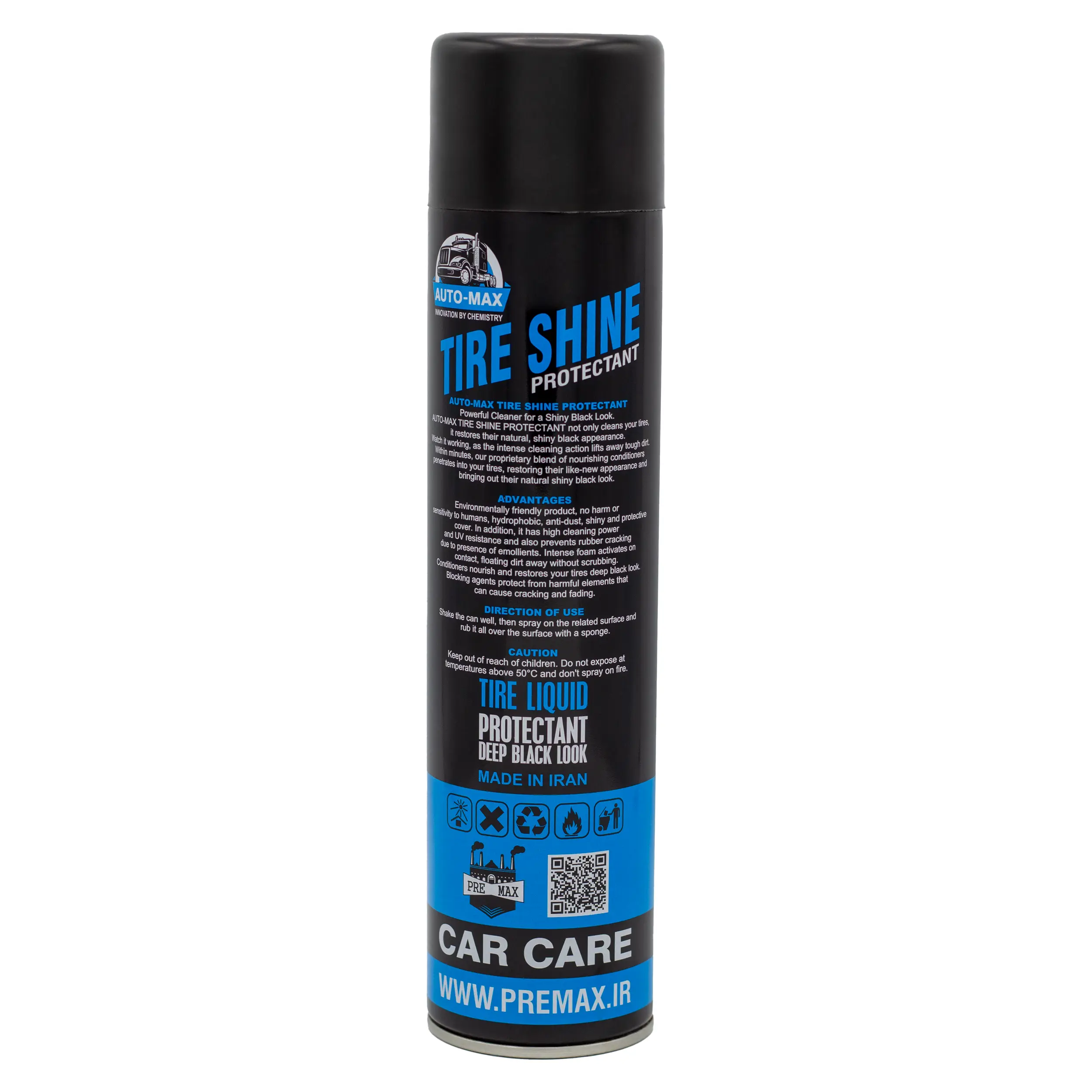 اسپری تایر شاین اتومکس 650 میل