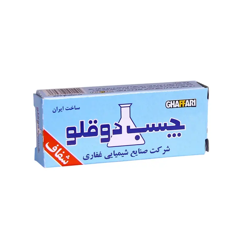 چسب دوقلو شفاف غفاری