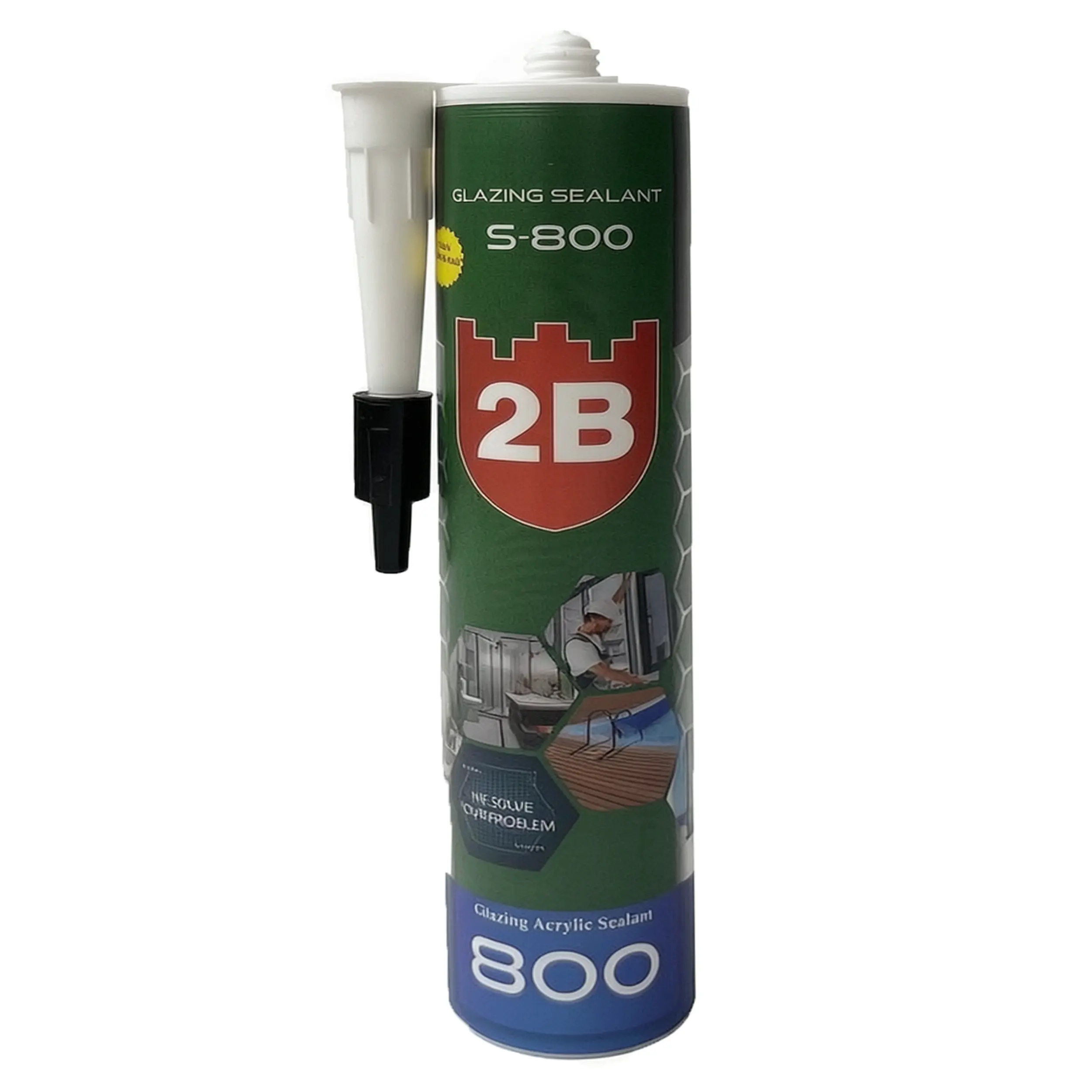 چسب آکواریوم سیلیکون 2B رنگ سفید